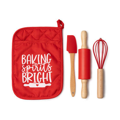 Stamina Ginger polyester gift set in red, ready for logo printing