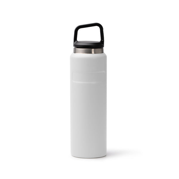Stamina Boix recycled stainless steel vacuum flask in white, ready for laser engraving
