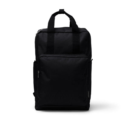 Stamina Levix RPET backpack in black, ready for logo printing