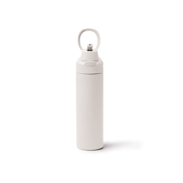 Stamina Kelis recycled stainless steel vacuum flask in white, ready for laser engraving