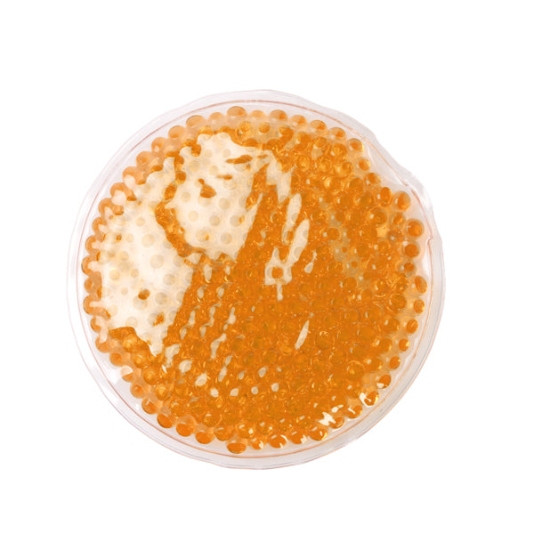 Stamina Gelox gel bead patch for hot and cold application in orange, ready for logo printing