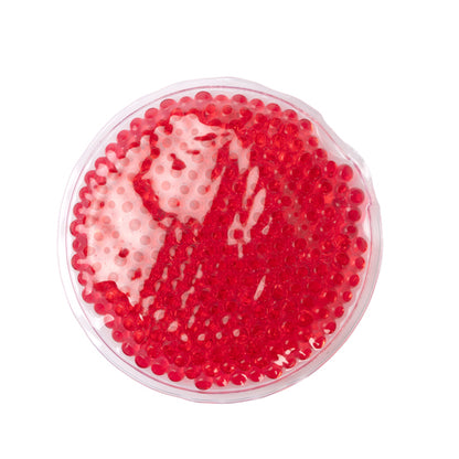 Stamina Gelox gel bead patch for hot and cold application in red, ready for logo printing