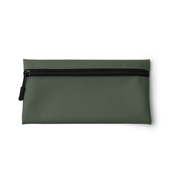 Stamina Selvax PU pencil case in dark green, ready for logo printing