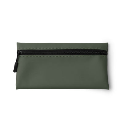 Stamina Selvax PU pencil case in dark green, ready for logo printing