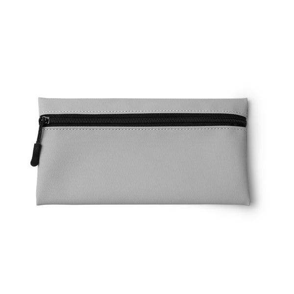 Stamina Selvax PU pencil case in grey, ready for logo printing