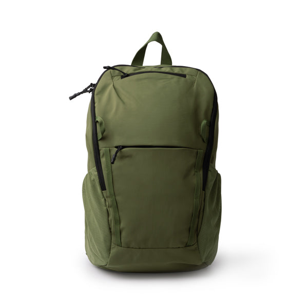 Stamina Vermont 280D taslon nylon backpack in dark green, ready for logo printing