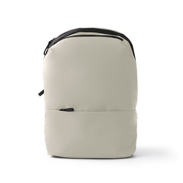 Stamina Dakota 150D polyester backpack in beige, ready for logo printing