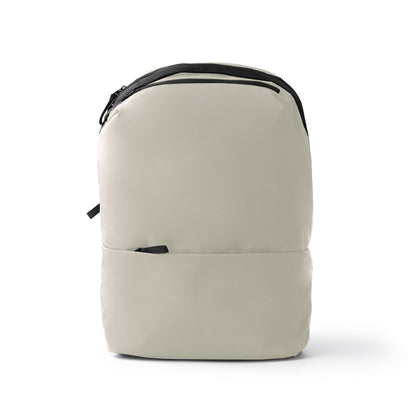 Stamina Dakota 150D polyester backpack in beige, ready for logo printing