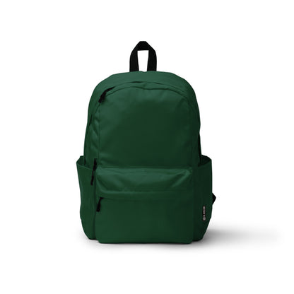 Stamina Tomin 420D recycled nylon backpack in dark green, ready for logo printing