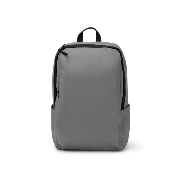 Stamina Siox PU leather backpack in grey, ready for logo printing