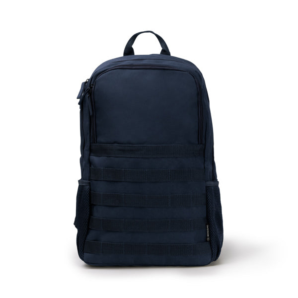 Stamina Bufalo RPET backpack in navy blue, ready for logo printing