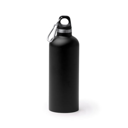 Stamina Luwak recycled stainless steel thermal cup 500 ml in black, ready for laser engraving