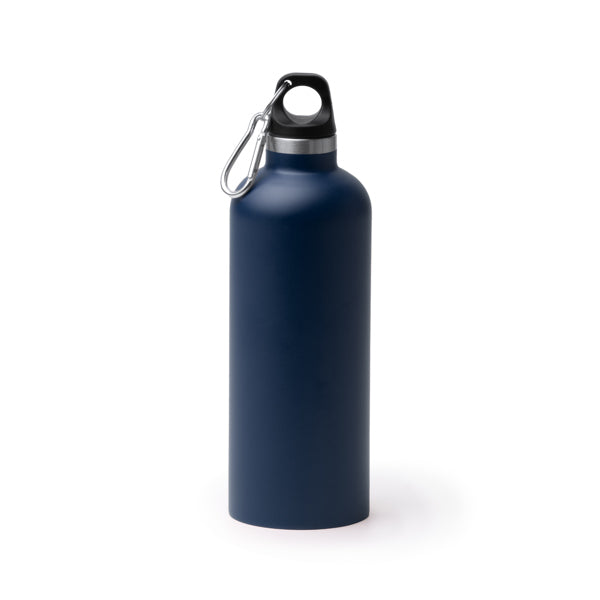 Stamina Luwak recycled stainless steel thermal cup 500 ml in navy blue, ready for laser engraving