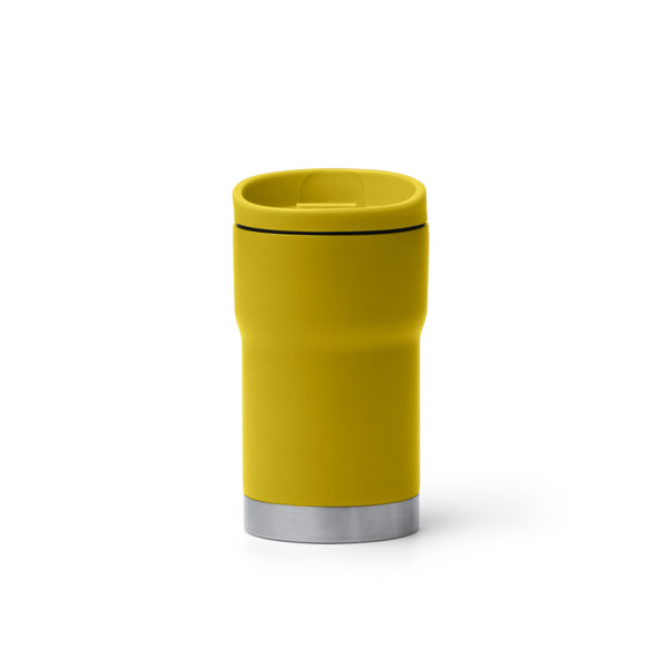 Stamina Kopik double-walled stainless steel thermal cup in yellow, ready for laser engraving