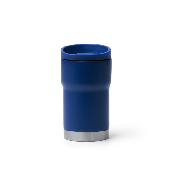 Stamina Kopik double-walled stainless steel thermal cup in royal blue, ready for laser engraving