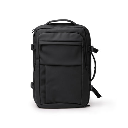 Stamina Oregon soft PU backpack in black, ready for logo printing