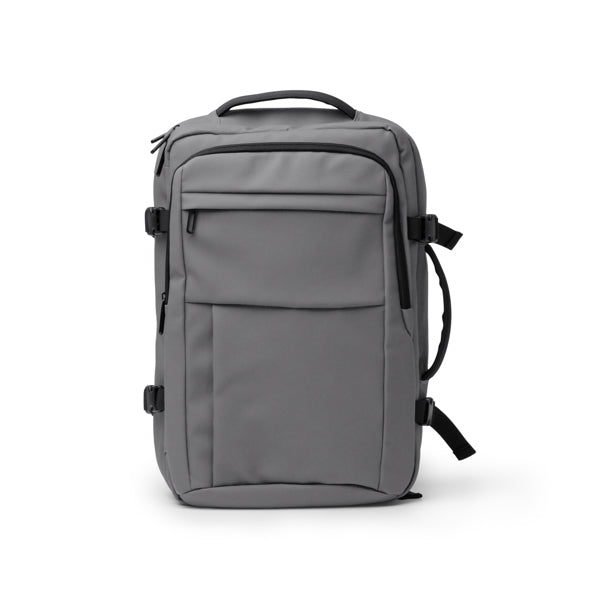 Stamina Oregon soft PU backpack in grey, ready for logo printing