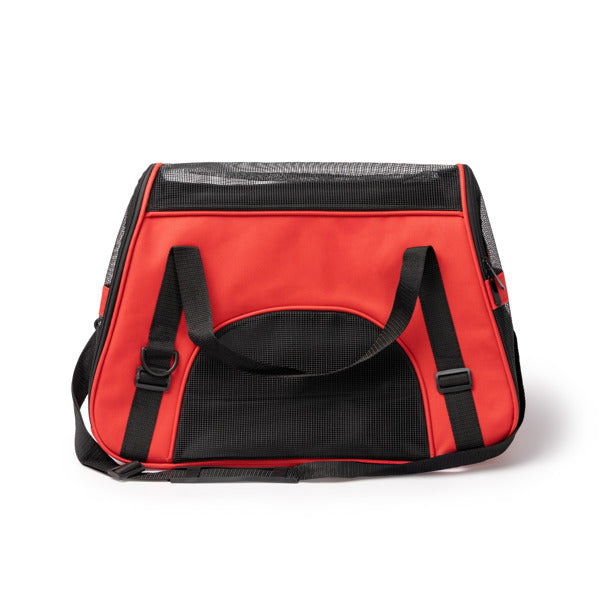 Stamina Bandit RPET backpack in red, ready for logo printing