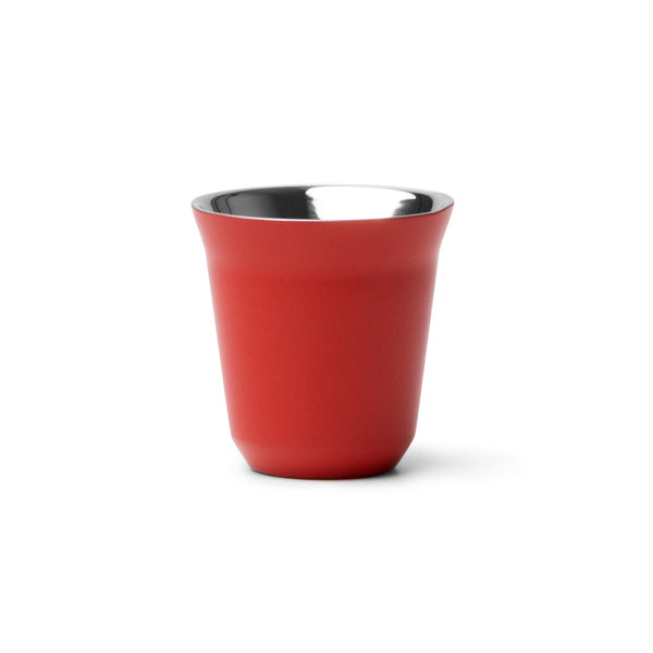 Stamina Cosik recycled stainless steel cup 160 ml in red, ready for laser engraving