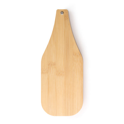 Stamina Gauda stainless steel and bamboo bottle opener in beige, ready for logo printing
