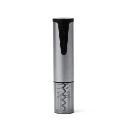 Stamina Pingux stainless steel and ABS corkscrew in black, ready for laser engraving