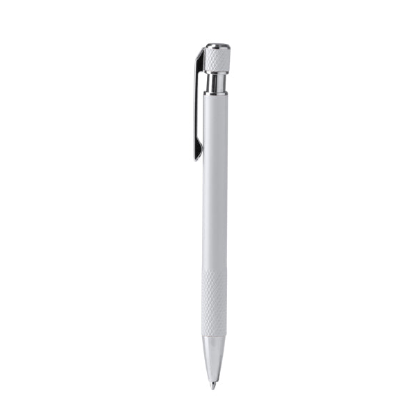 Stamina Blomy recycled aluminium ball pen in white, ready for laser engraving
