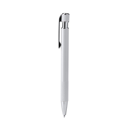 Stamina Blomy recycled aluminium ball pen in white, ready for laser engraving