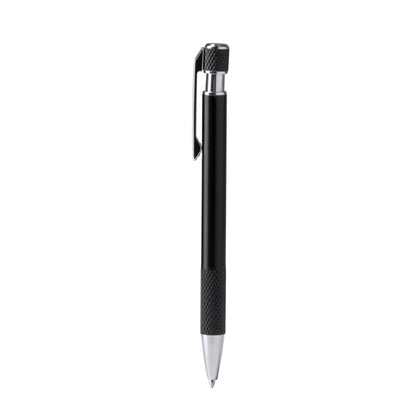 Stamina Blomy recycled aluminium ball pen in black, ready for laser engraving