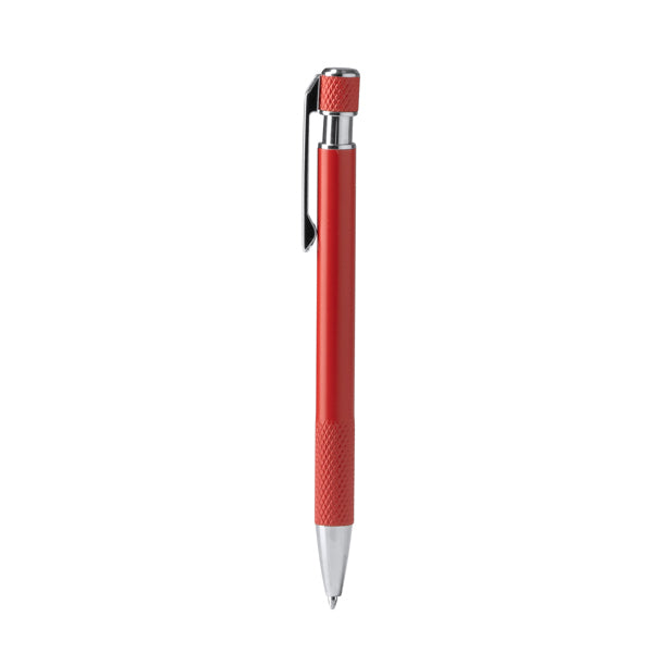 Stamina Blomy recycled aluminium ball pen in red, ready for laser engraving