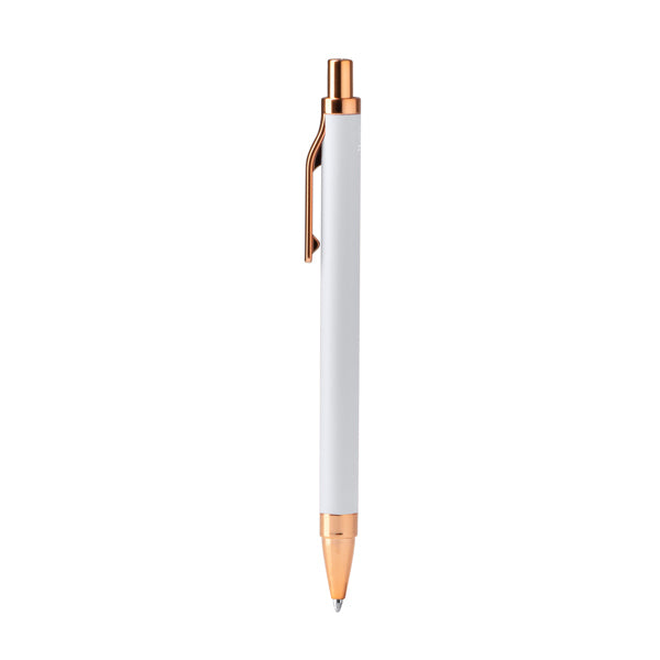 Stamina Waler recycled aluminium ball pen in white, ready for laser engraving