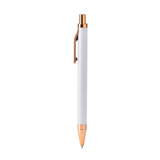 Stamina Waler recycled aluminium ball pen in white, ready for laser engraving