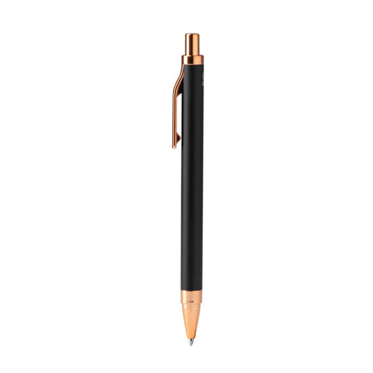 Stamina Waler recycled aluminium ball pen in black, ready for laser engraving
