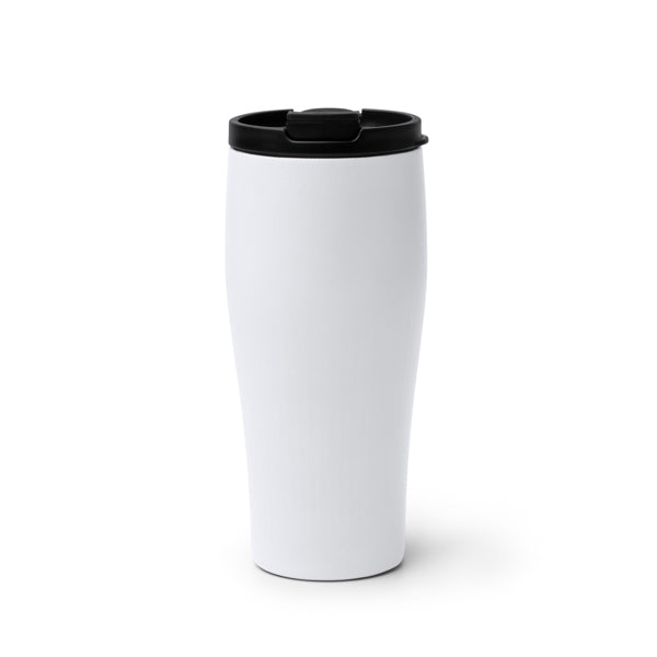 Stamina Seward recycled stainless steel thermal cup 500 ml in white, ready for laser engraving