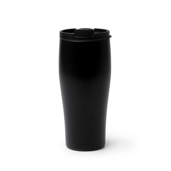 Stamina Seward recycled stainless steel thermal cup 500 ml in black, ready for laser engraving
