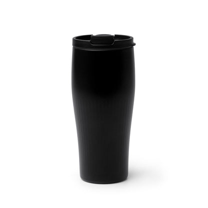 Stamina Seward recycled stainless steel thermal cup 500 ml in black, ready for laser engraving