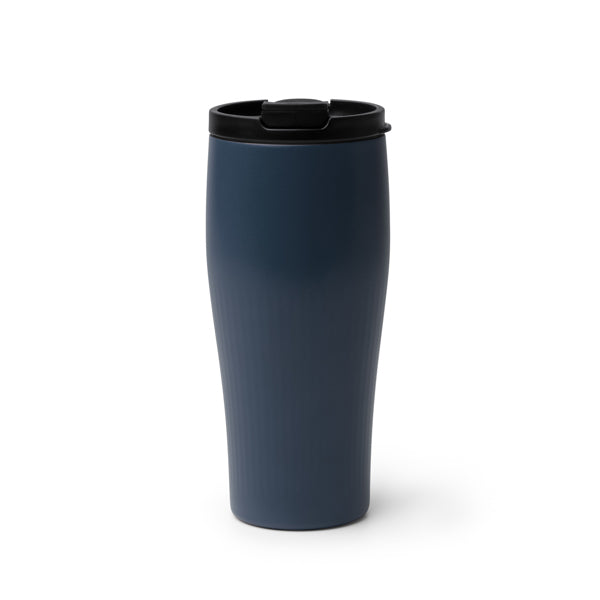 Stamina Seward recycled stainless steel thermal cup 500 ml in navy blue, ready for laser engraving