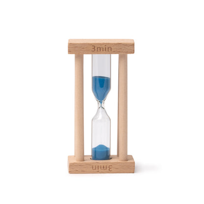 Stamina Tempo wood table clock in beige, ready for laser engraving