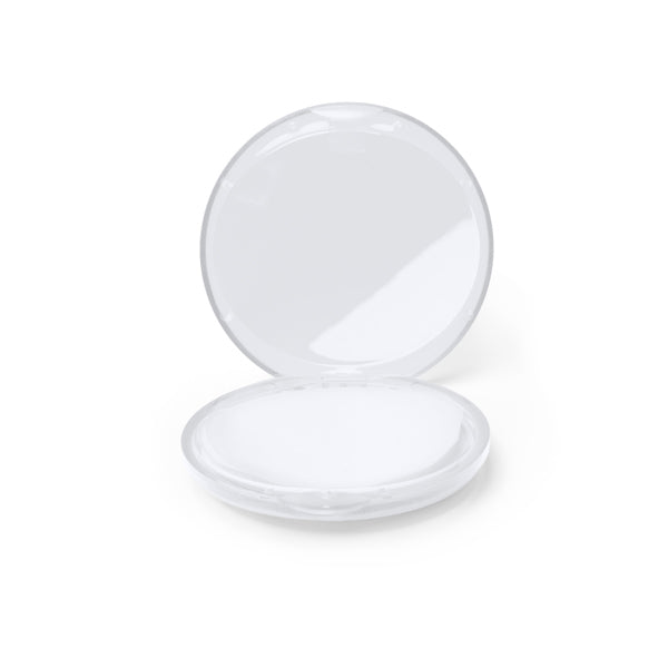 Stamina Limpi plastic soap sheets in white, ready for logo printing