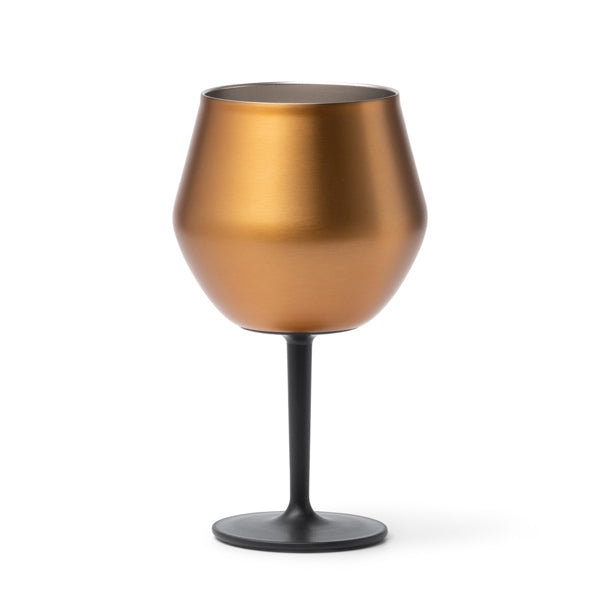 Stamina Frades stainless steel stemmed cup 380 ml in gold, ready for laser engraving