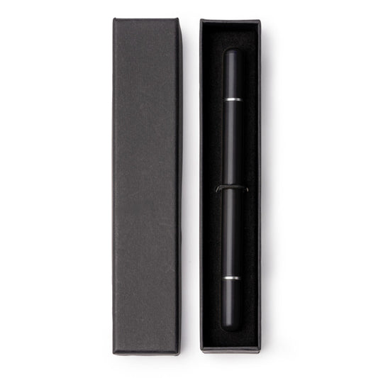 Stamina Talbot metal ball pen in black, ready for laser engraving