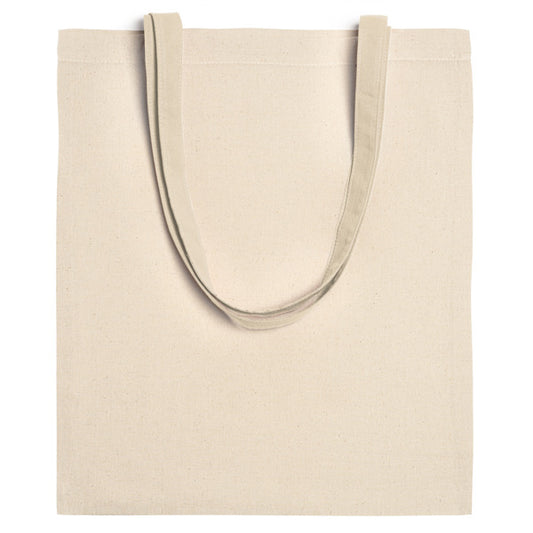 Stamina Mudari cotton tote bag in beige, ready for logo printing