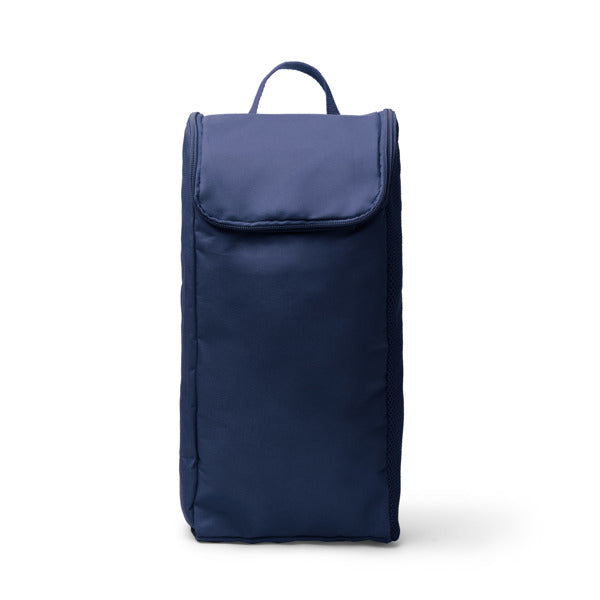 Stamina Diegox 600D RPET shoe bag in navy blue, ready for logo printing