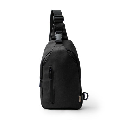 Stamina Valar recycled cotton backpack in black, ready for logo printing