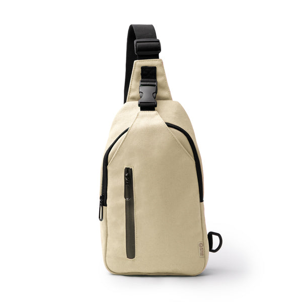 Stamina Valar recycled cotton backpack in beige, ready for logo printing