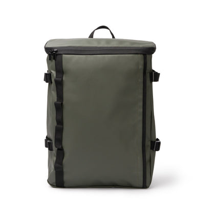 Stamina Virton PU backpack in dark green, ready for logo printing