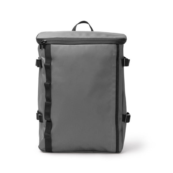 Stamina Virton PU backpack in grey, ready for logo printing