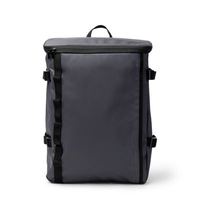 Stamina Virton PU backpack in navy blue, ready for logo printing