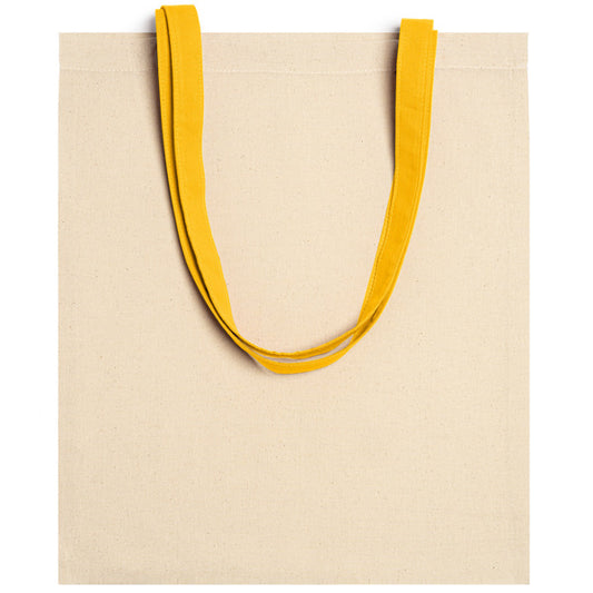 Stamina Veneto cotton tote bag in yellow, ready for logo printing
