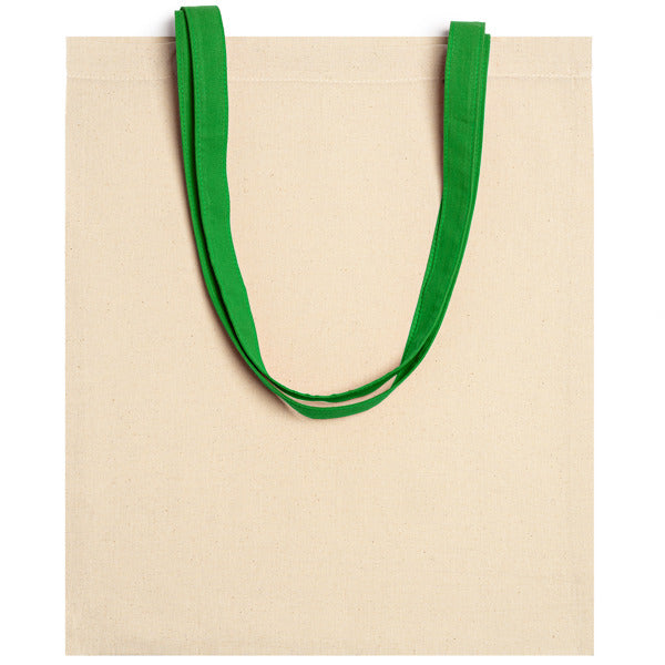 Stamina Veneto cotton tote bag in fern green, ready for logo printing