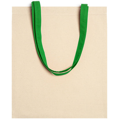 Stamina Veneto cotton tote bag in fern green, ready for logo printing